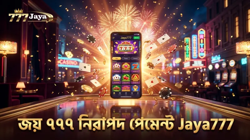 জয় ৭৭৭-এ নিরাপদ স্থানীয় পেমেন্ট ব্যবস্থাপনা নিশ্চিত করা হয়।