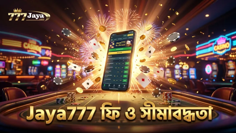 Jaya777 এ ফি ও সীমাবদ্ধতা সম্পর্কে স্পষ্ট ধারণা নিন
