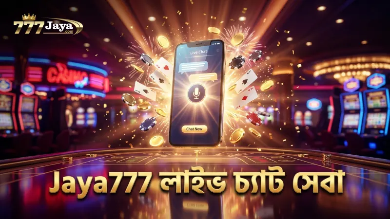 Jaya777-এর অফিসিয়াল লাইভ চ্যাট সাপোর্ট দ্রুত সাড়া দেয়
