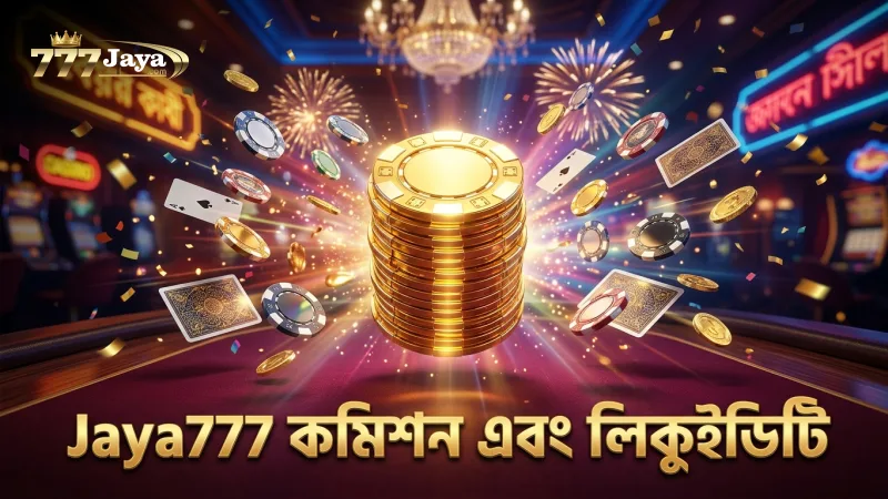 Jaya777 দ্বারা পরীক্ষা করা কমিশন চার্জ ও লিকুইডিটি তথ্য