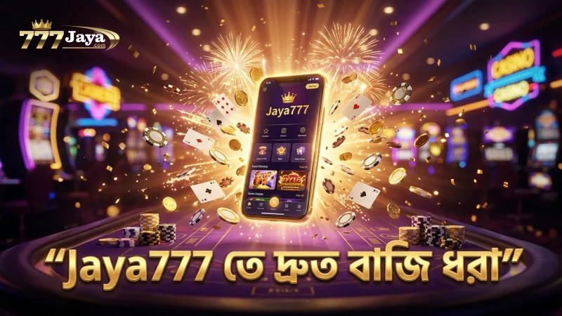 Jaya777 প্ল্যাটফর্মে দ্রুত বাজি ধরা ও ক্যাশ আউট সুবিধা।