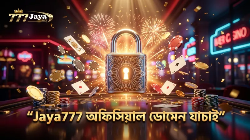 Jaya777 লগইনে অফিসিয়াল ডোমেন যাচাই অপরিহার্য।