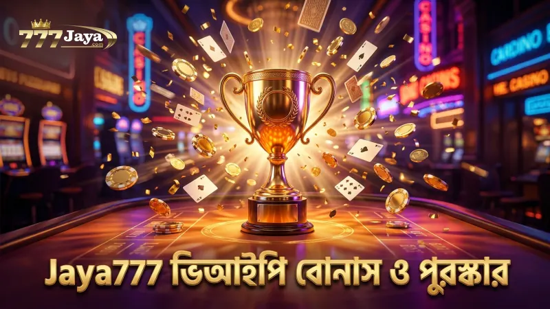 বিশেষ বোনাস ও পুরস্কার ভিআইপি স্তর অনুযায়ী প্রদান।