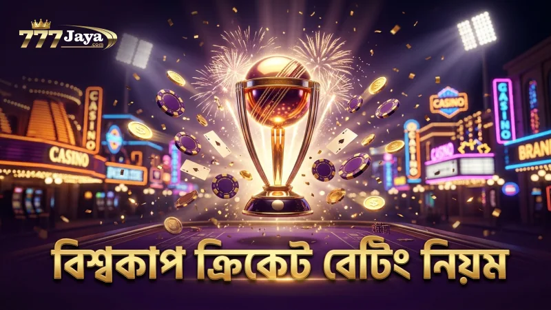 বিশ্বকাপ ক্রিকেট বেটিংয়ের জন্য প্রয়োজনীয় মূল নিয়মসমূহ