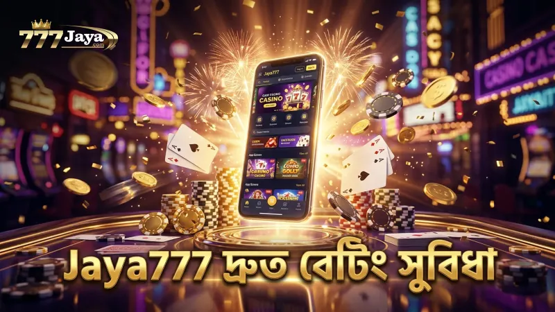 Jaya777-এ দ্রুত এবং নিরাপদ বেটিং অভিজ্ঞতা